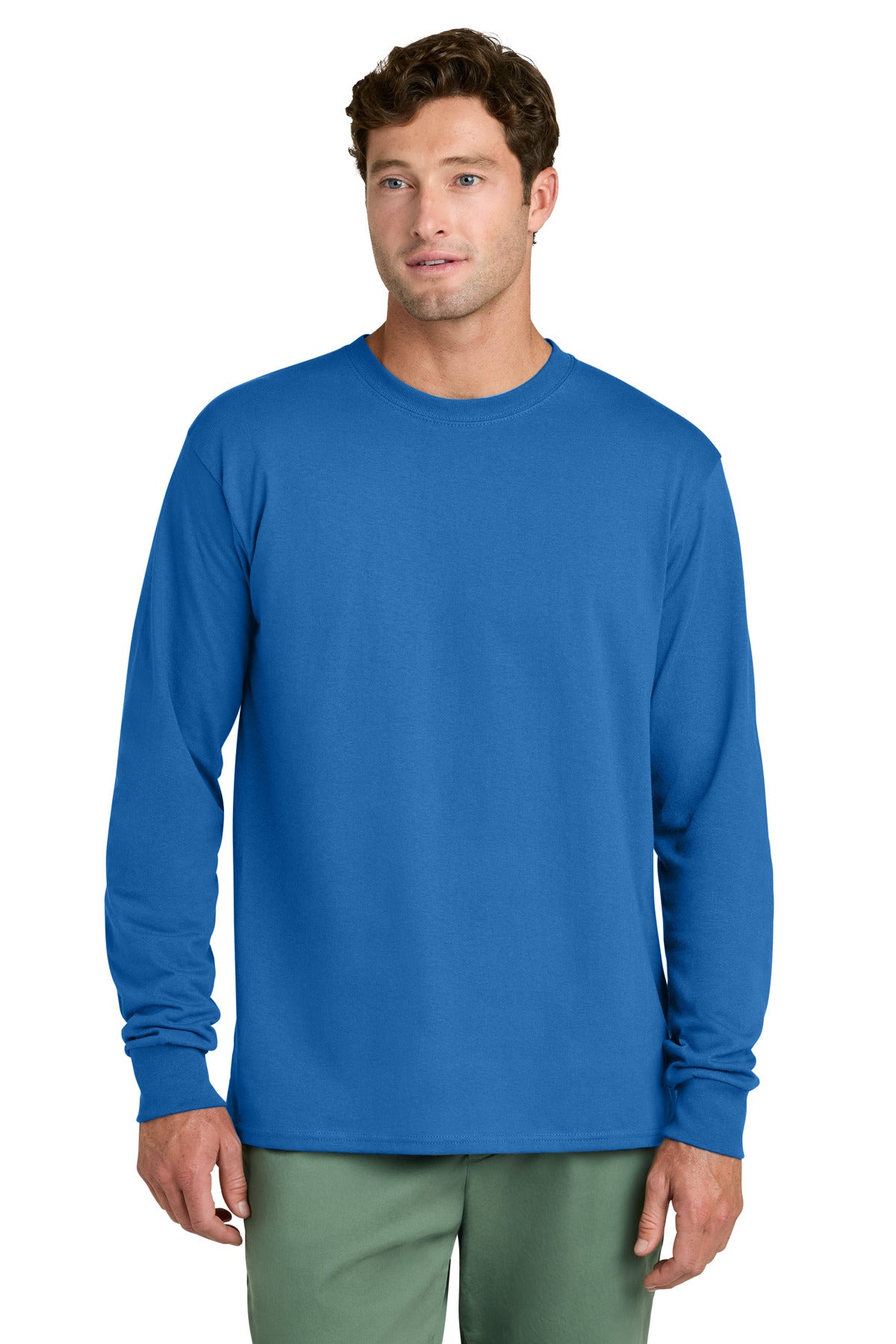 Port & Co™ Long Sleeve Core Cotton Tee. PC54LS