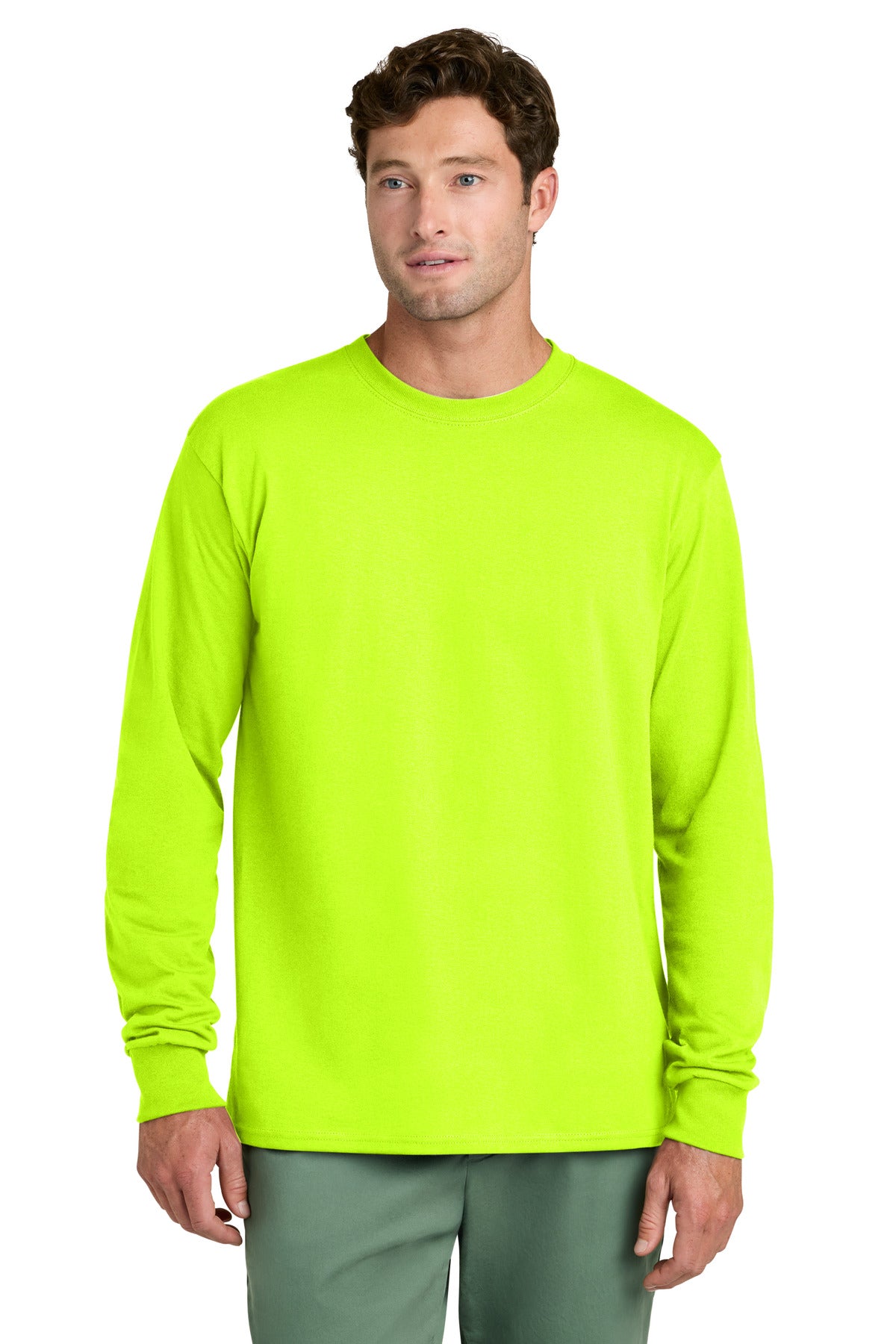 Port & Co™ Long Sleeve Core Cotton Tee. PC54LS