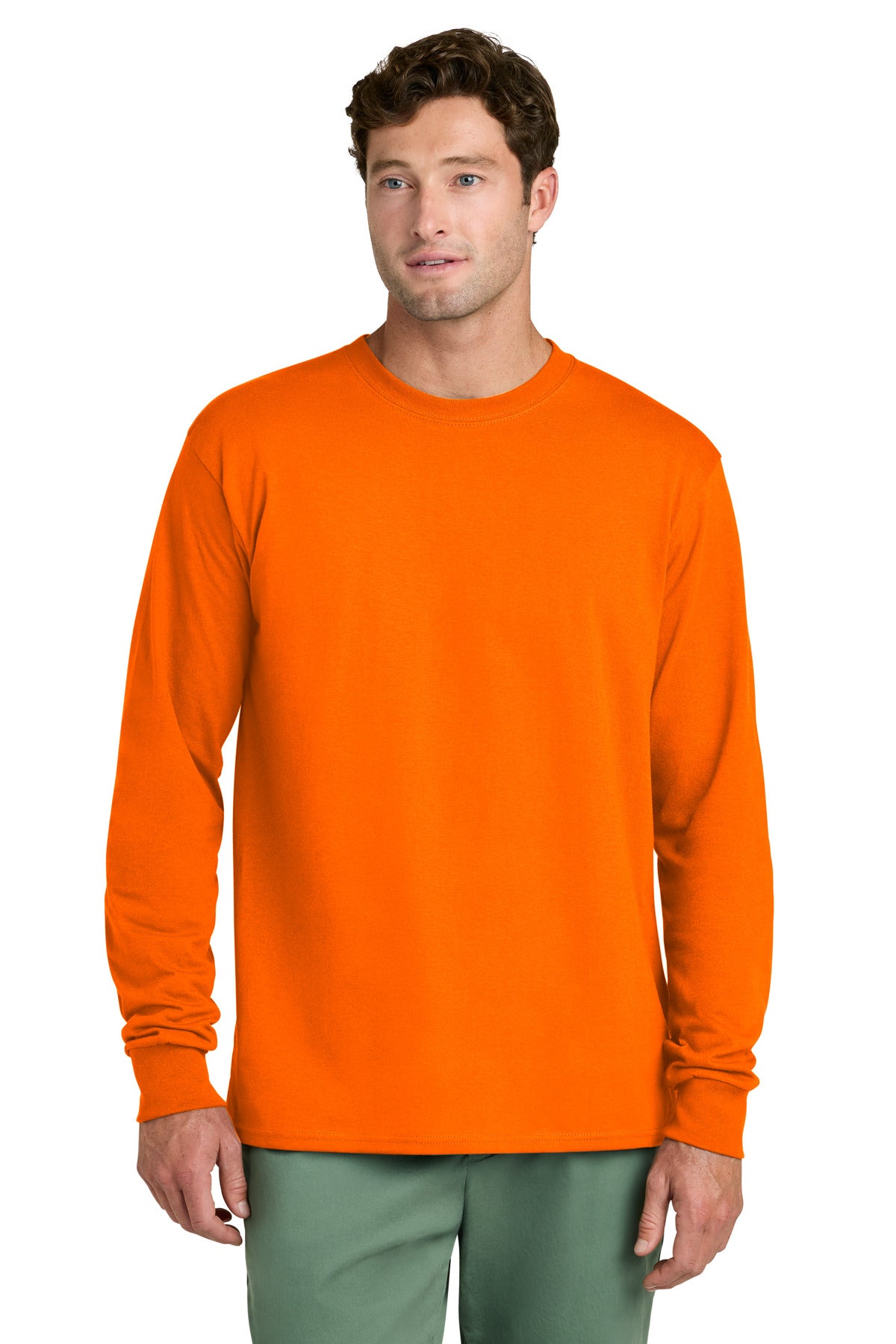 Port & Co™ Long Sleeve Core Cotton Tee. PC54LS