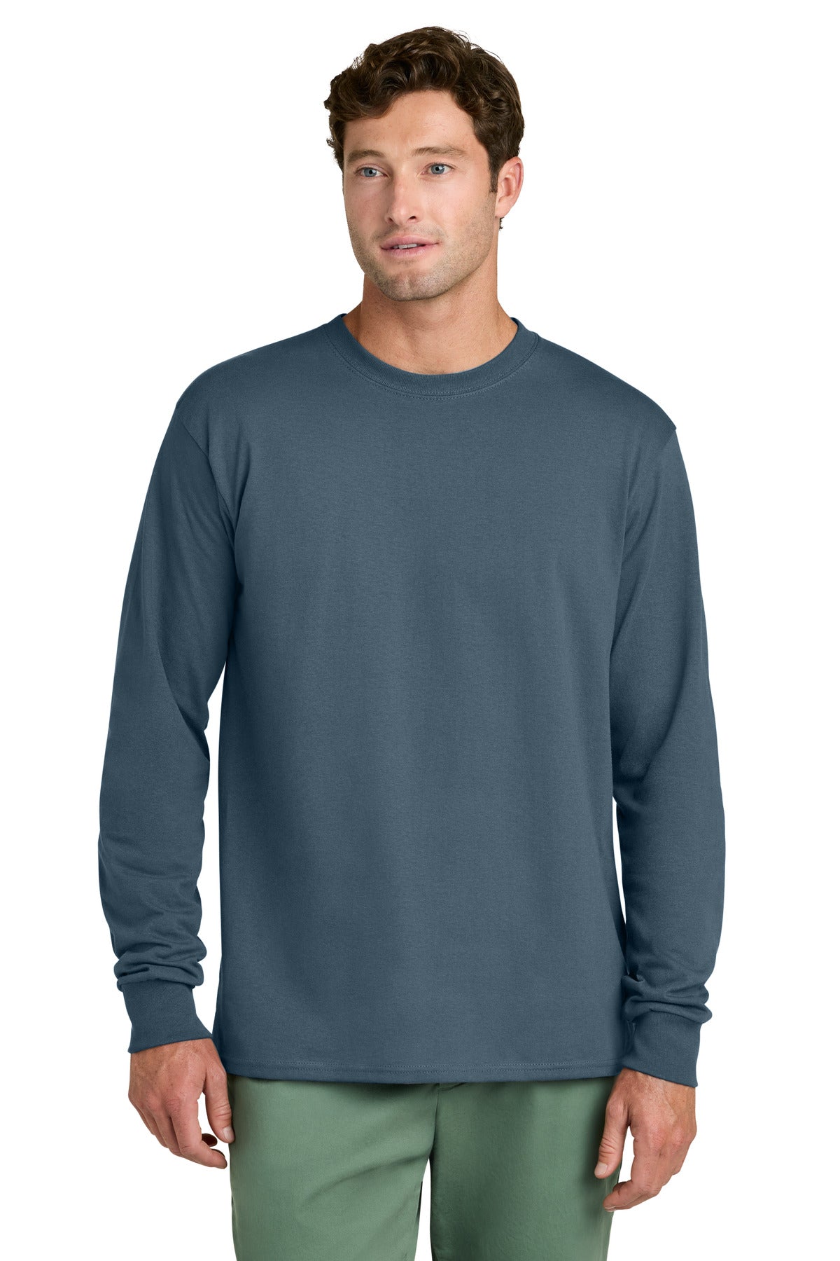 Port & Co™ Long Sleeve Core Cotton Tee. PC54LS
