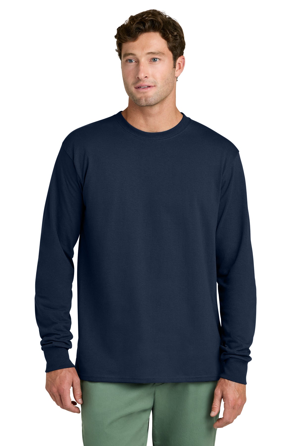 Port & Co™ Long Sleeve Core Cotton Tee. PC54LS