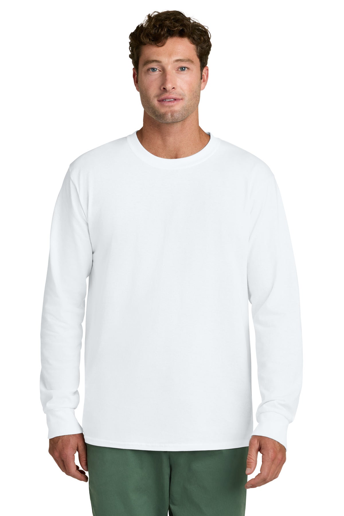 Port & Co™ Long Sleeve Core Cotton Tee. PC54LS