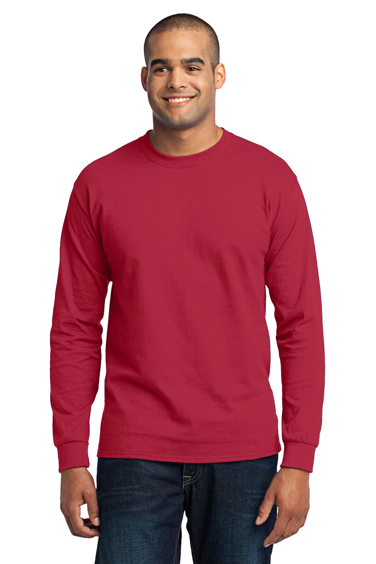 Port & Co™ Long Sleeve Core Blend Tee. PC55LS