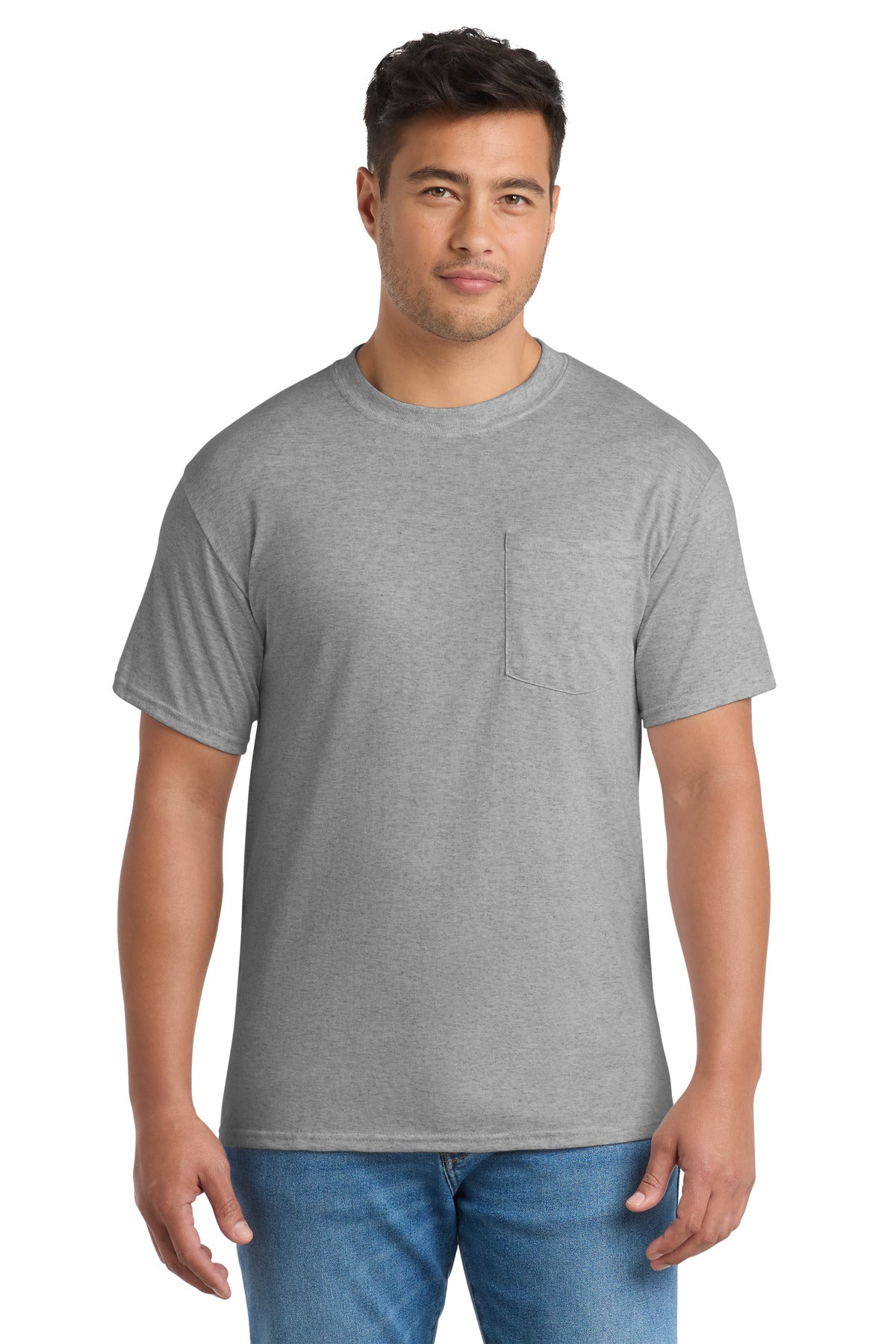 Port & Co™ Tall Core Blend Pocket Tee. PC55PT