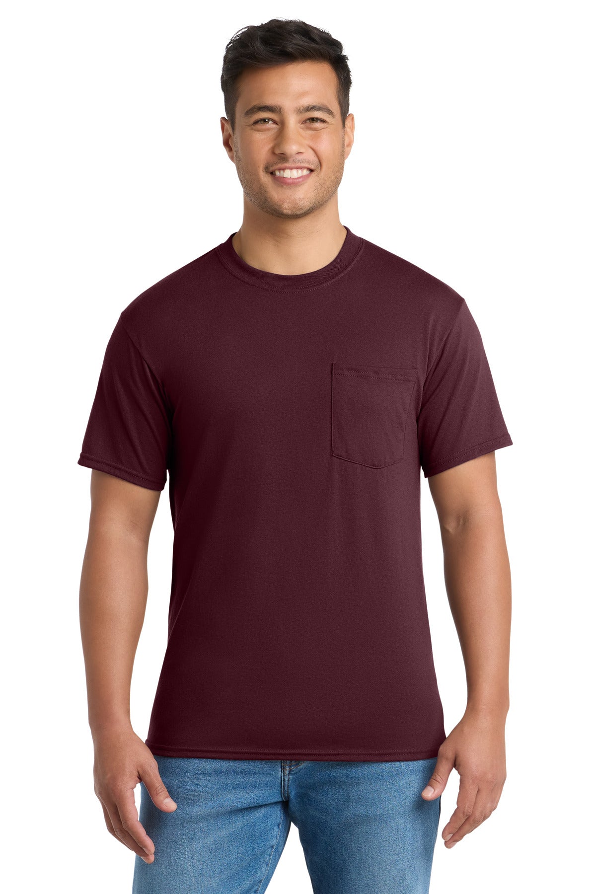 Port & Co™ Tall Core Blend Pocket Tee. PC55PT