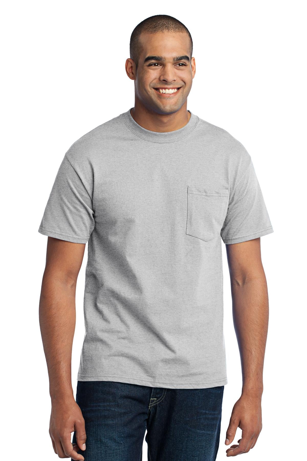 Port & Co™ Core Blend Pocket Tee. PC55P