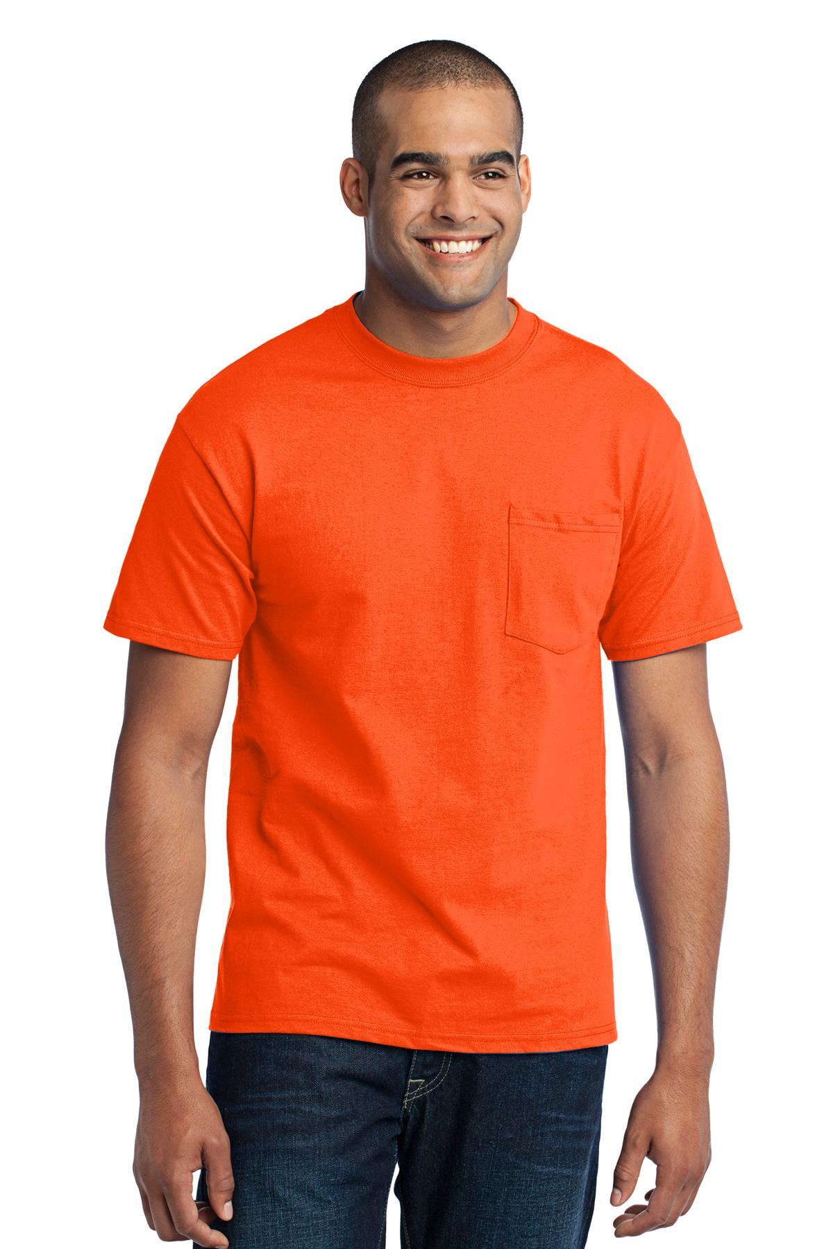 Port & Co™ Core Blend Pocket Tee. PC55P