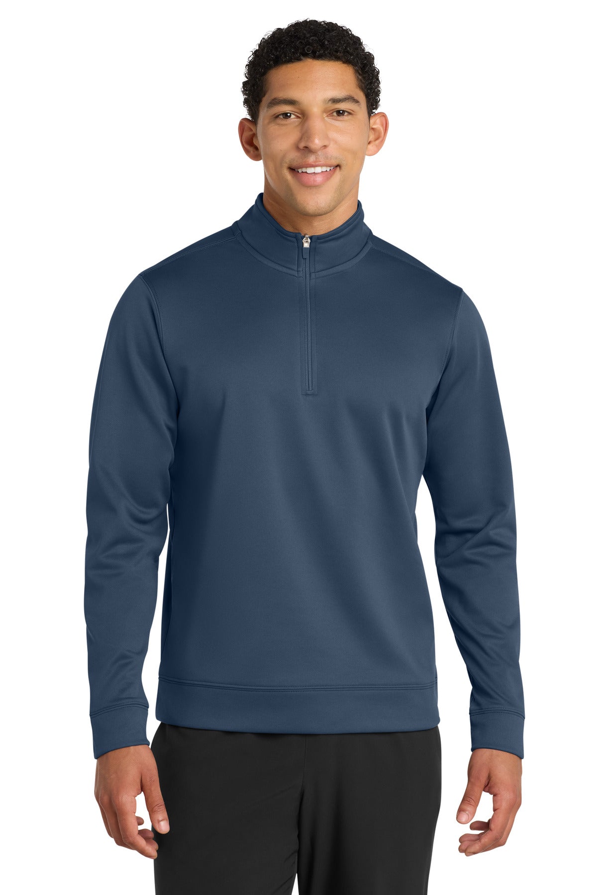 Port & Co™ Performance Fleece 1/4-Zip Pullover Sweatshirt. PC590Q