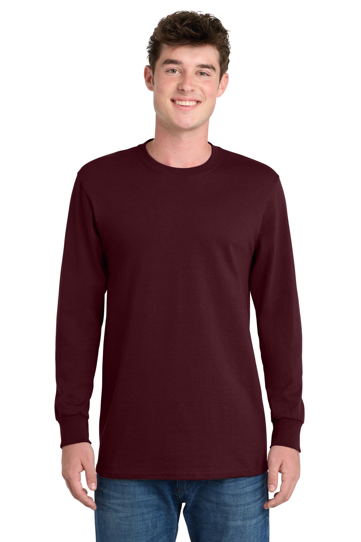Port & Co™ Tall Long Sleeve Essential Tee. PC61LST