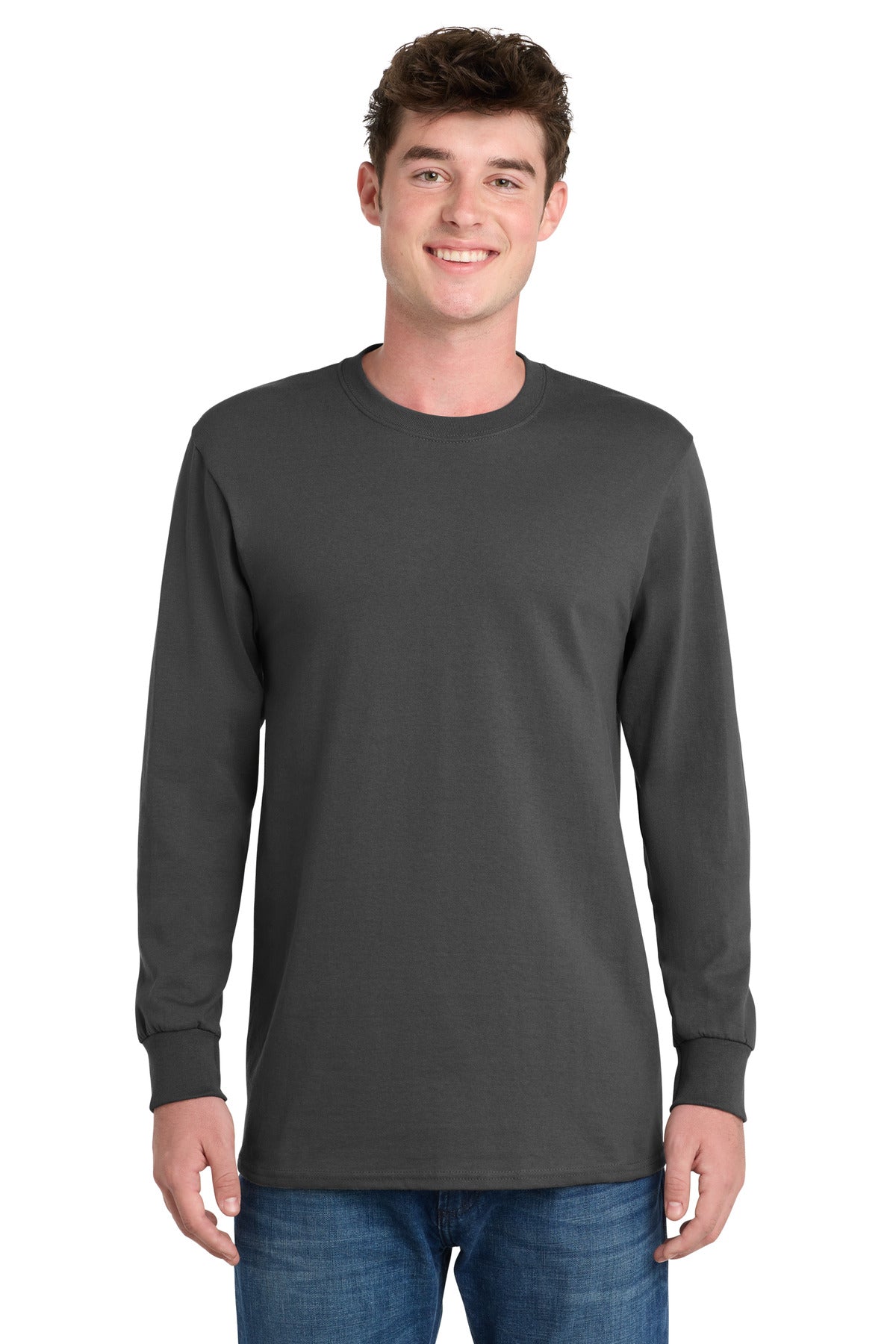 Port & Co™ Tall Long Sleeve Essential Tee. PC61LST