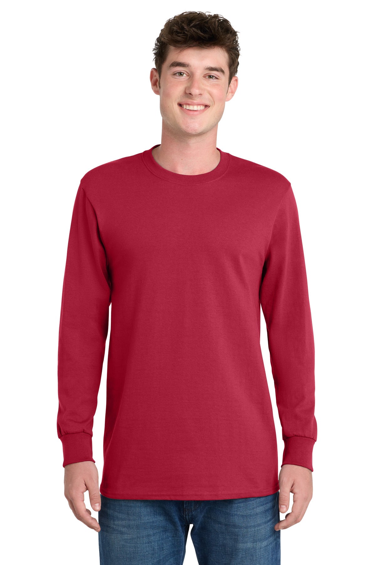 Port & Co™ Tall Long Sleeve Essential Tee. PC61LST
