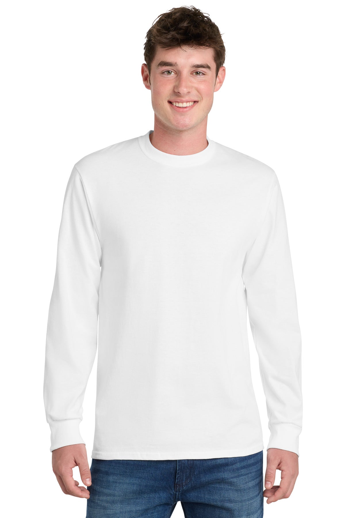 Port & Co™ Tall Long Sleeve Essential Tee. PC61LST