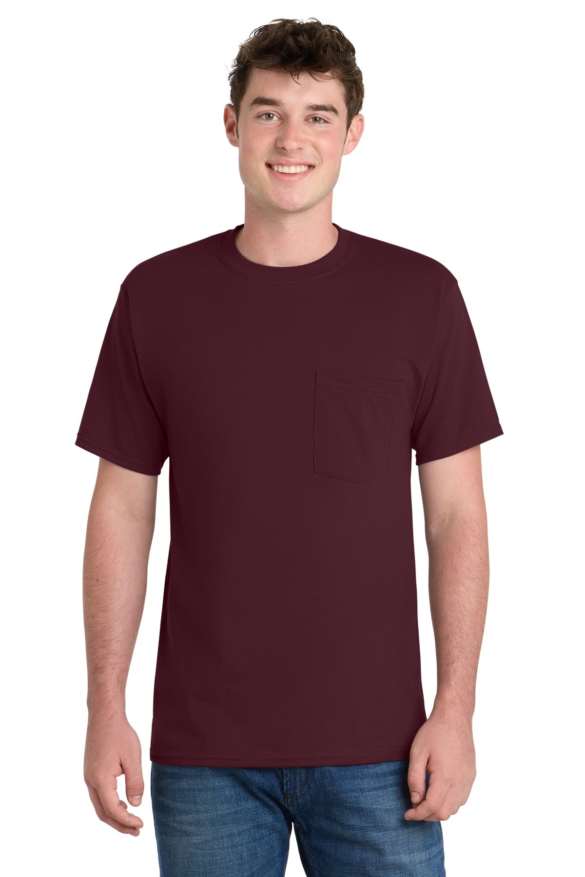 Port & Co™ Tall Essential Pocket Tee. PC61PT