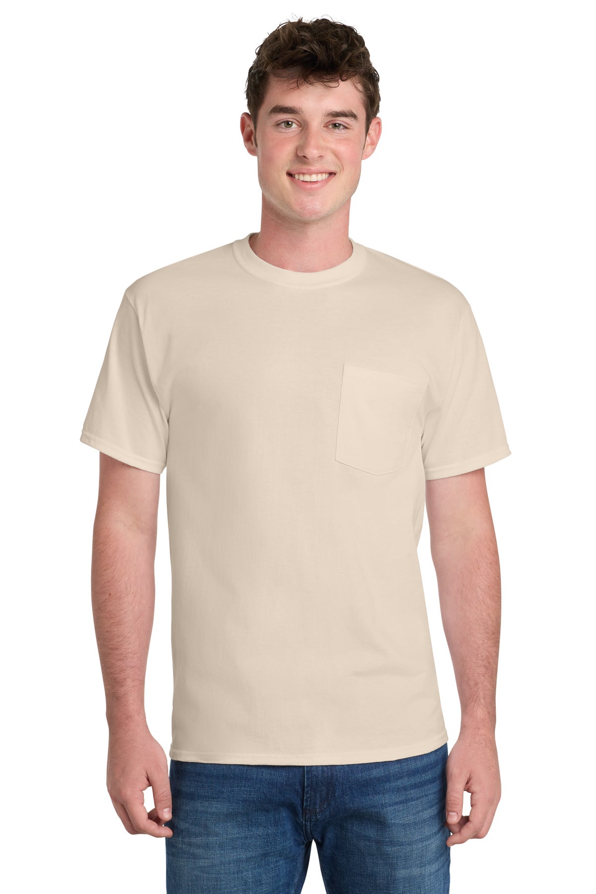Port & Co™ Tall Essential Pocket Tee. PC61PT