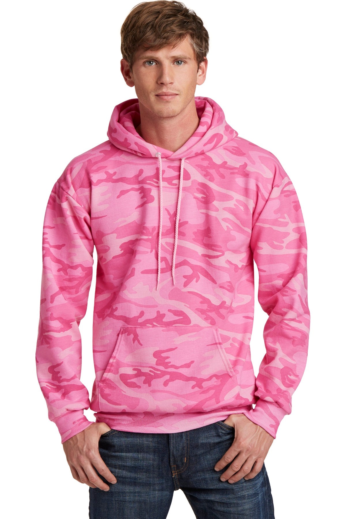 Port & Co™ Core Fleece Camo Pullover Hooded Sweatshirt. PC78HC