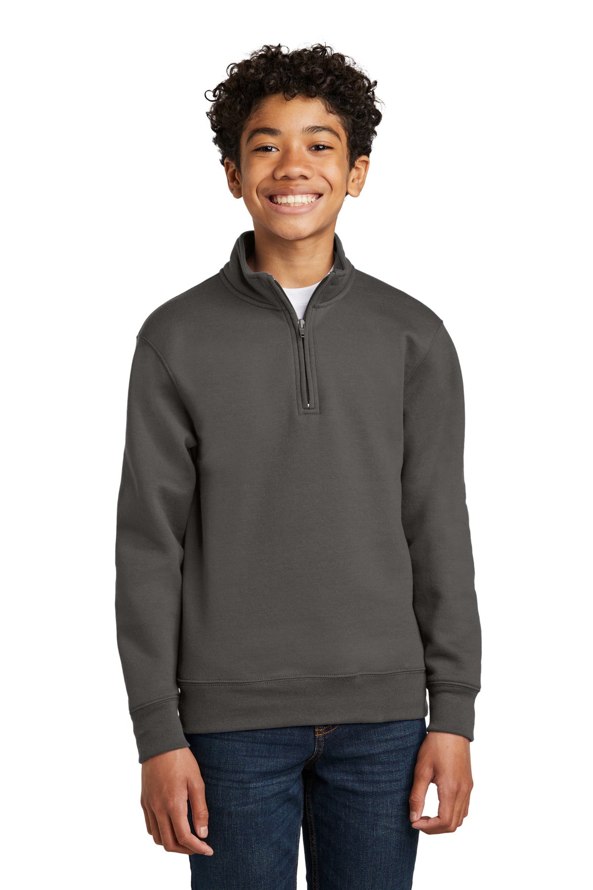 Port & Co™ Youth Core Fleece 1/4-Zip Pullover Sweatshirt PC78YQ
