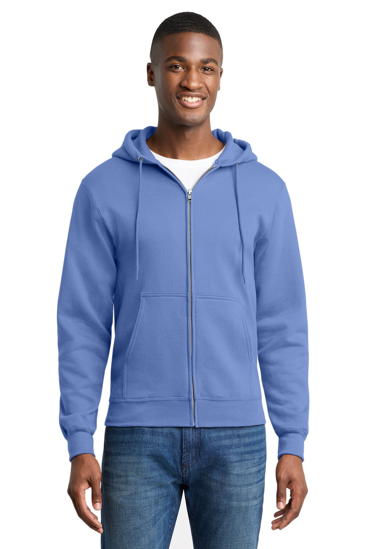 Port & Co™ Core Fleece Full-Zip Hooded Sweatshirt. PC78ZH