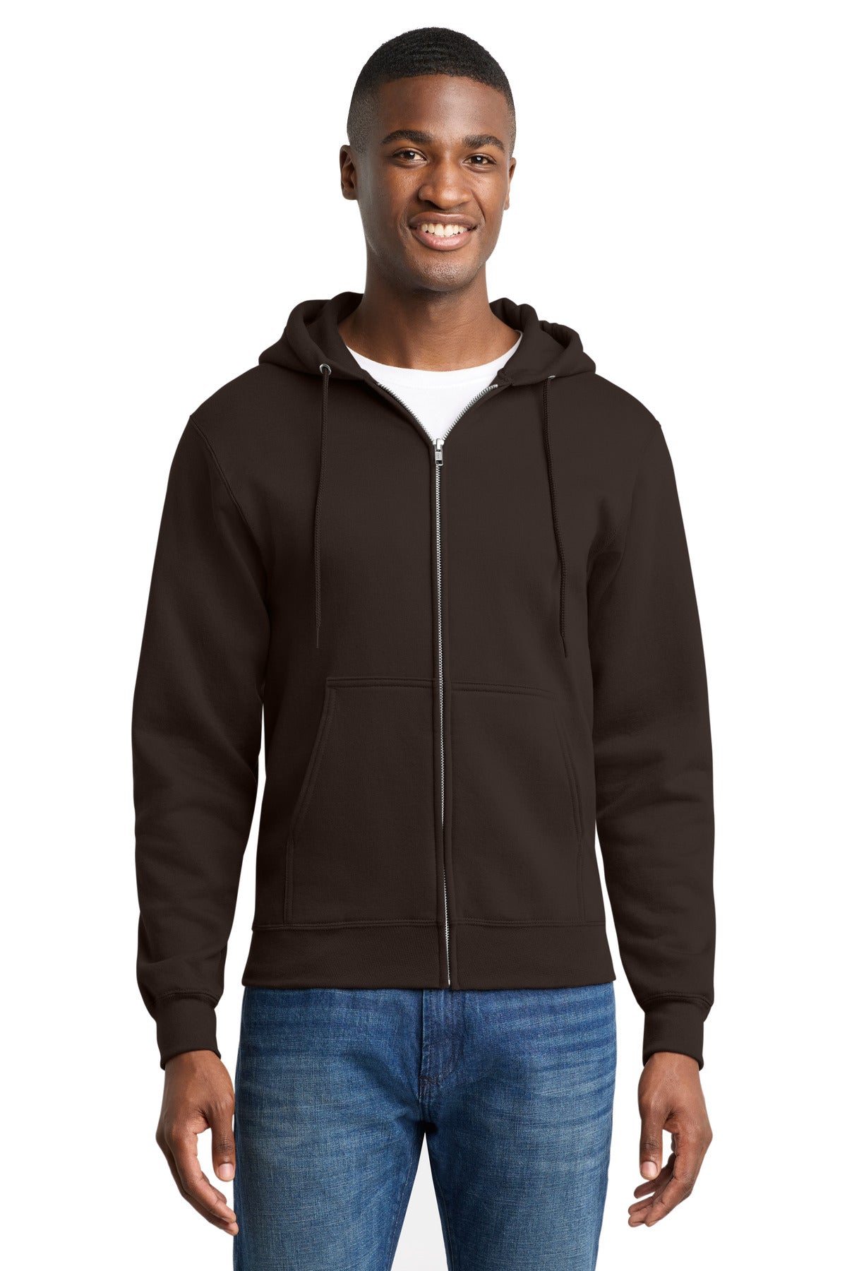 Port & Co™ Core Fleece Full-Zip Hooded Sweatshirt. PC78ZH