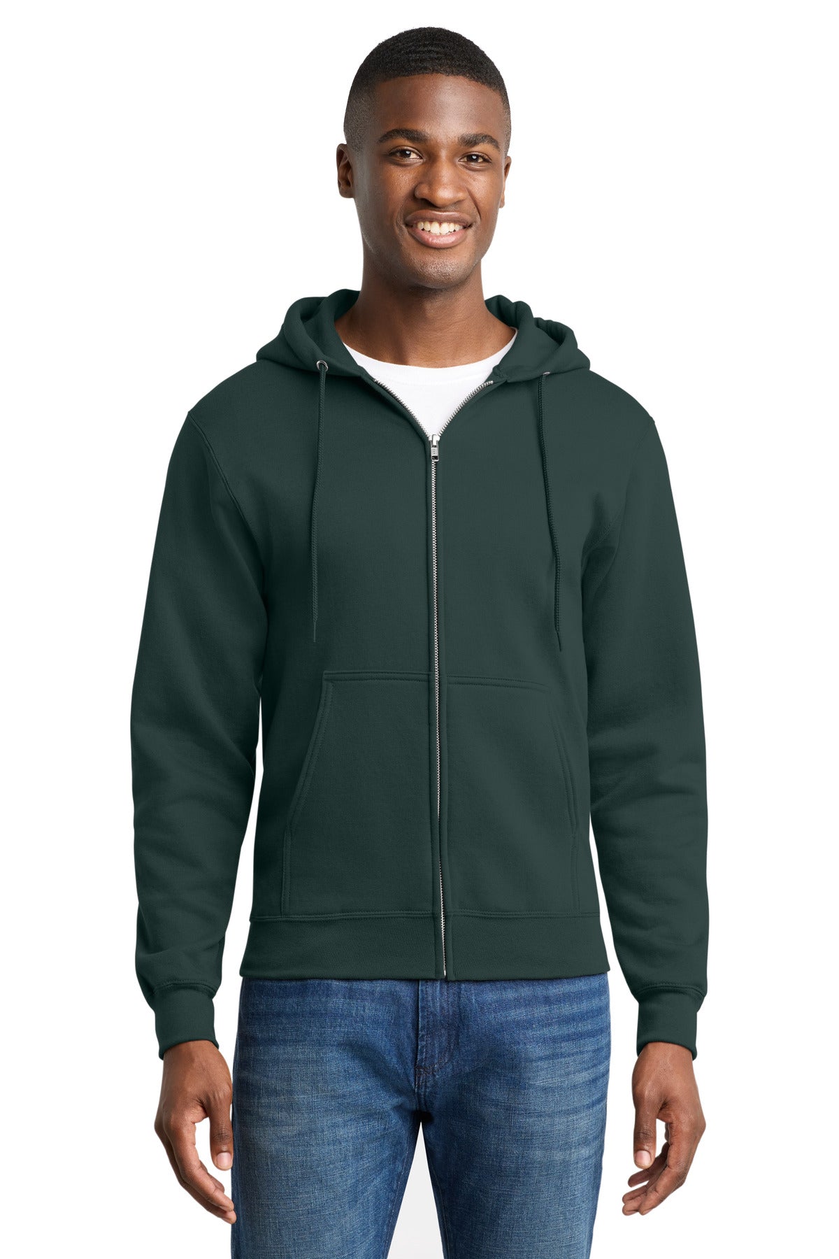 Port & Co™ Core Fleece Full-Zip Hooded Sweatshirt. PC78ZH