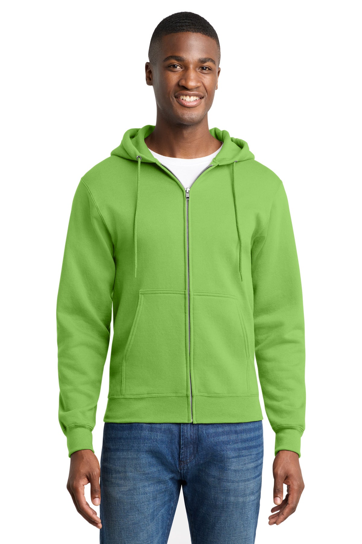Port & Co™ Core Fleece Full-Zip Hooded Sweatshirt. PC78ZH