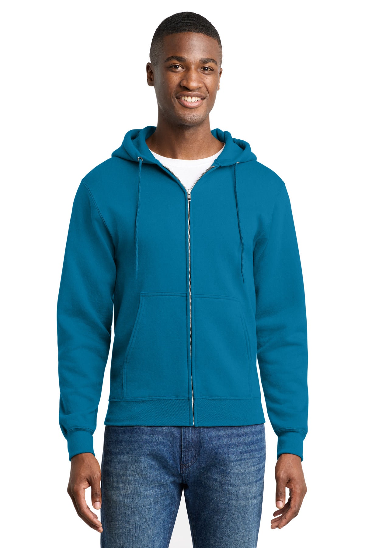 Port & Co™ Core Fleece Full-Zip Hooded Sweatshirt. PC78ZH