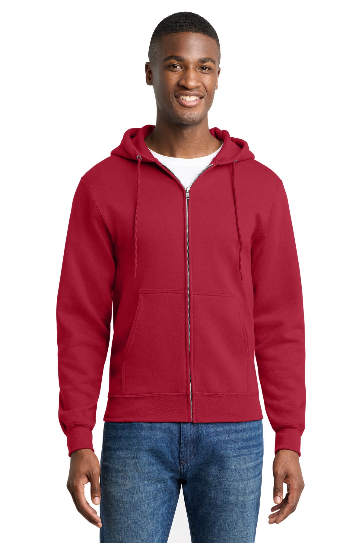Port & Co™ Core Fleece Full-Zip Hooded Sweatshirt. PC78ZH