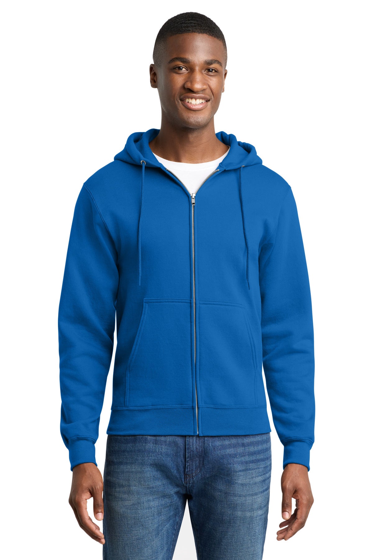 Port & Co™ Core Fleece Full-Zip Hooded Sweatshirt. PC78ZH
