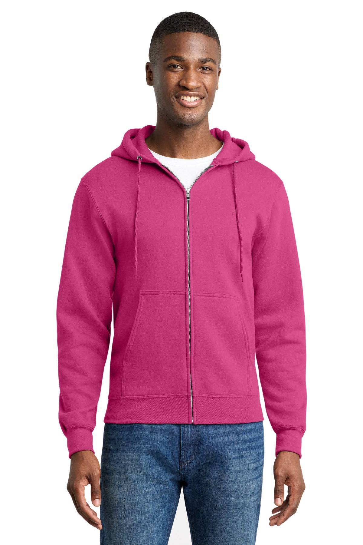 Port & Co™ Core Fleece Full-Zip Hooded Sweatshirt. PC78ZH