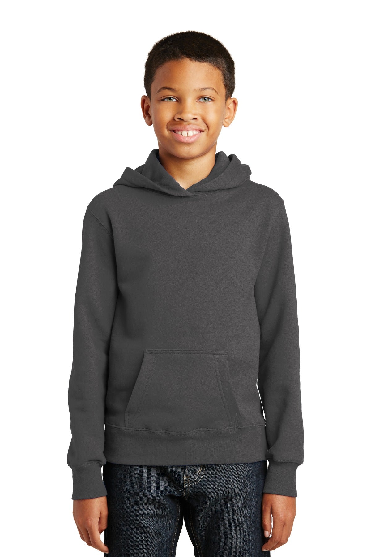Port & Co™ Youth Fan Favorite Fleece Pullover Hooded Sweatshirt. PC850YH