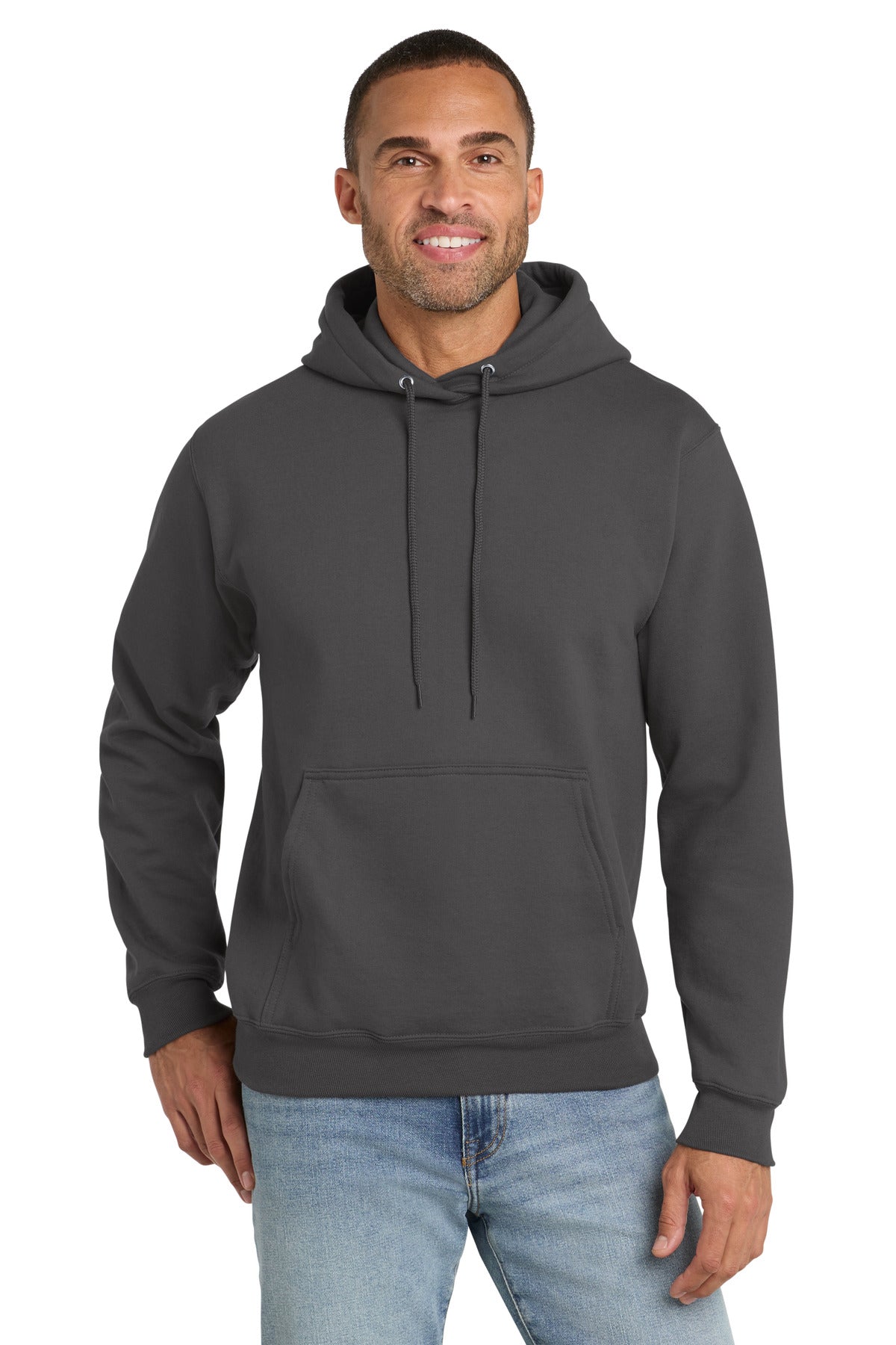 Port & Co™ Tall Essential Fleece Pullover Hooded Sweatshirt. PC90HT