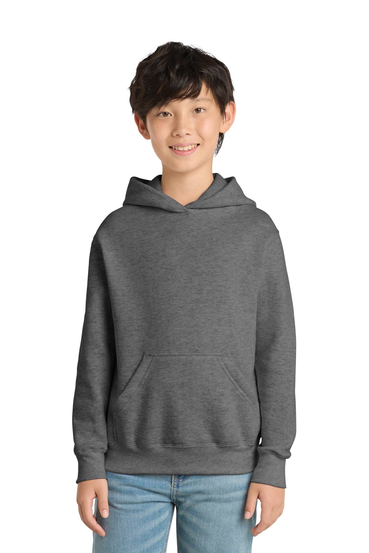 Port & Co™ Youth Core Fleece Pullover Hooded Sweatshirt.  PC90YH