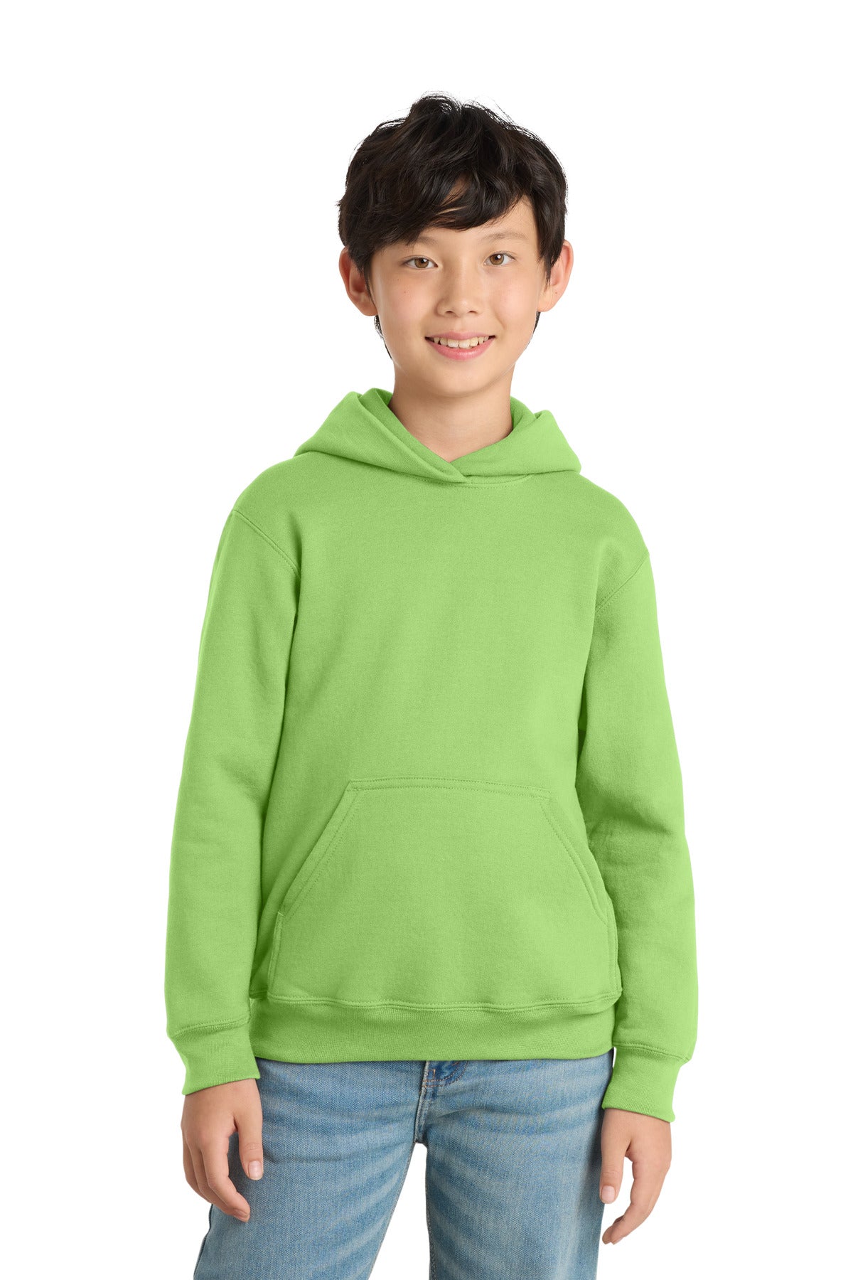 Port & Co™ Youth Core Fleece Pullover Hooded Sweatshirt.  PC90YH
