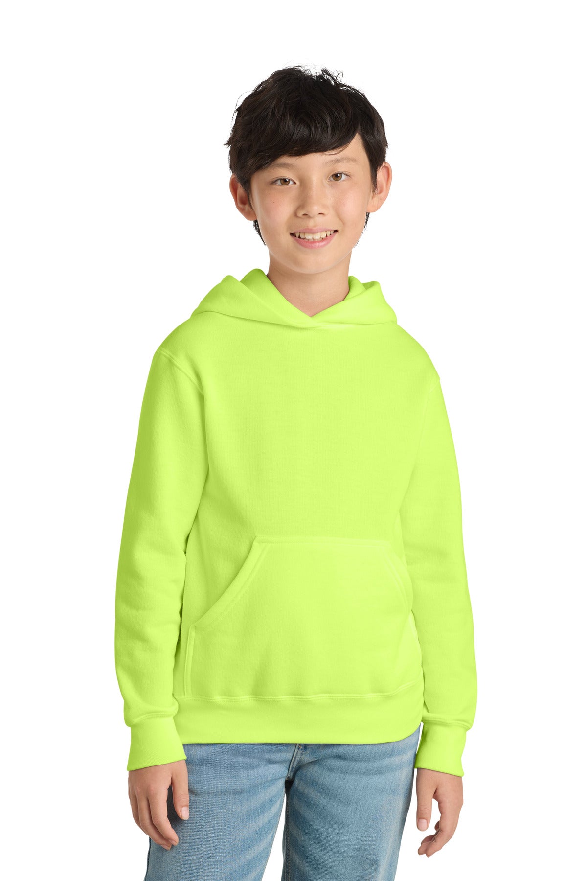 Port & Co™ Youth Core Fleece Pullover Hooded Sweatshirt.  PC90YH