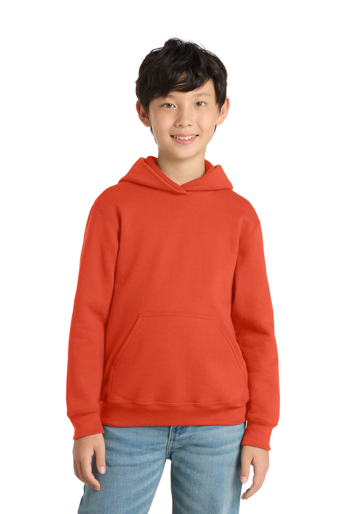 Port & Co™ Youth Core Fleece Pullover Hooded Sweatshirt.  PC90YH