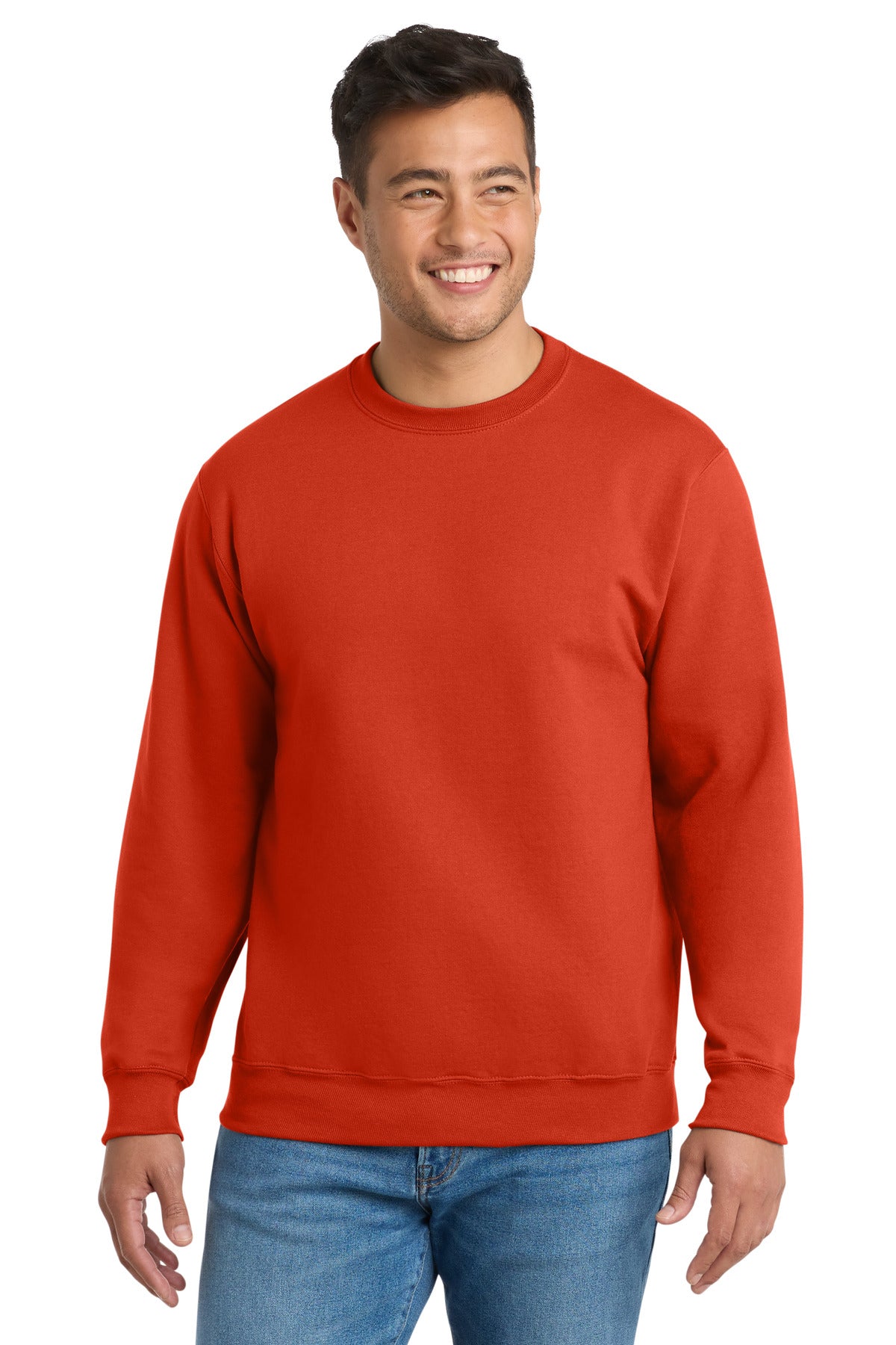 Port & Co™ Essential Fleece Crewneck Sweatshirt.  PC90