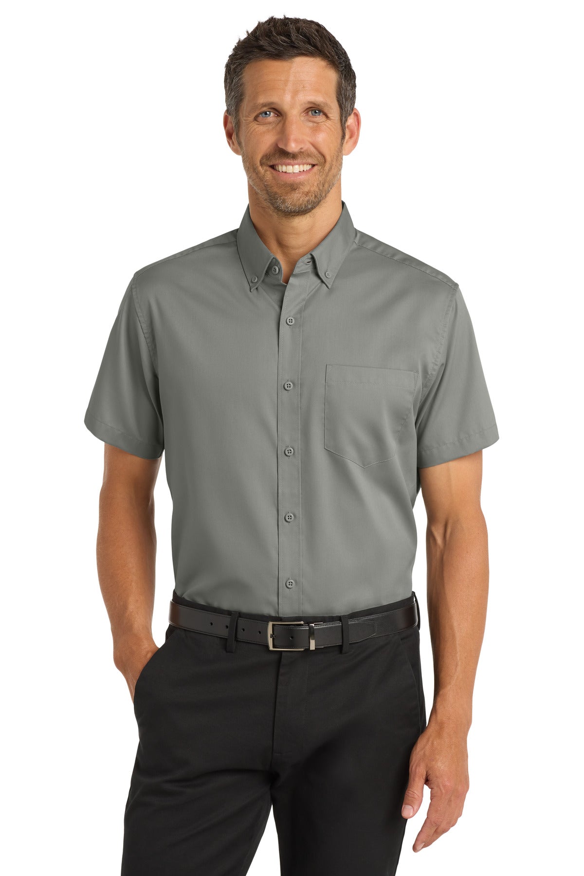 Port Authority® Short Sleeve SuperPro™ Twill Shirt. S664