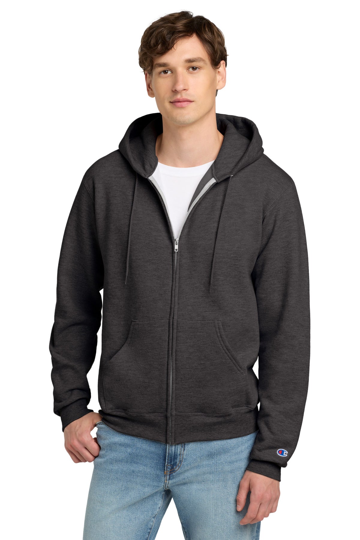 Champion® Powerblend® Full-Zip Hoodie. S800