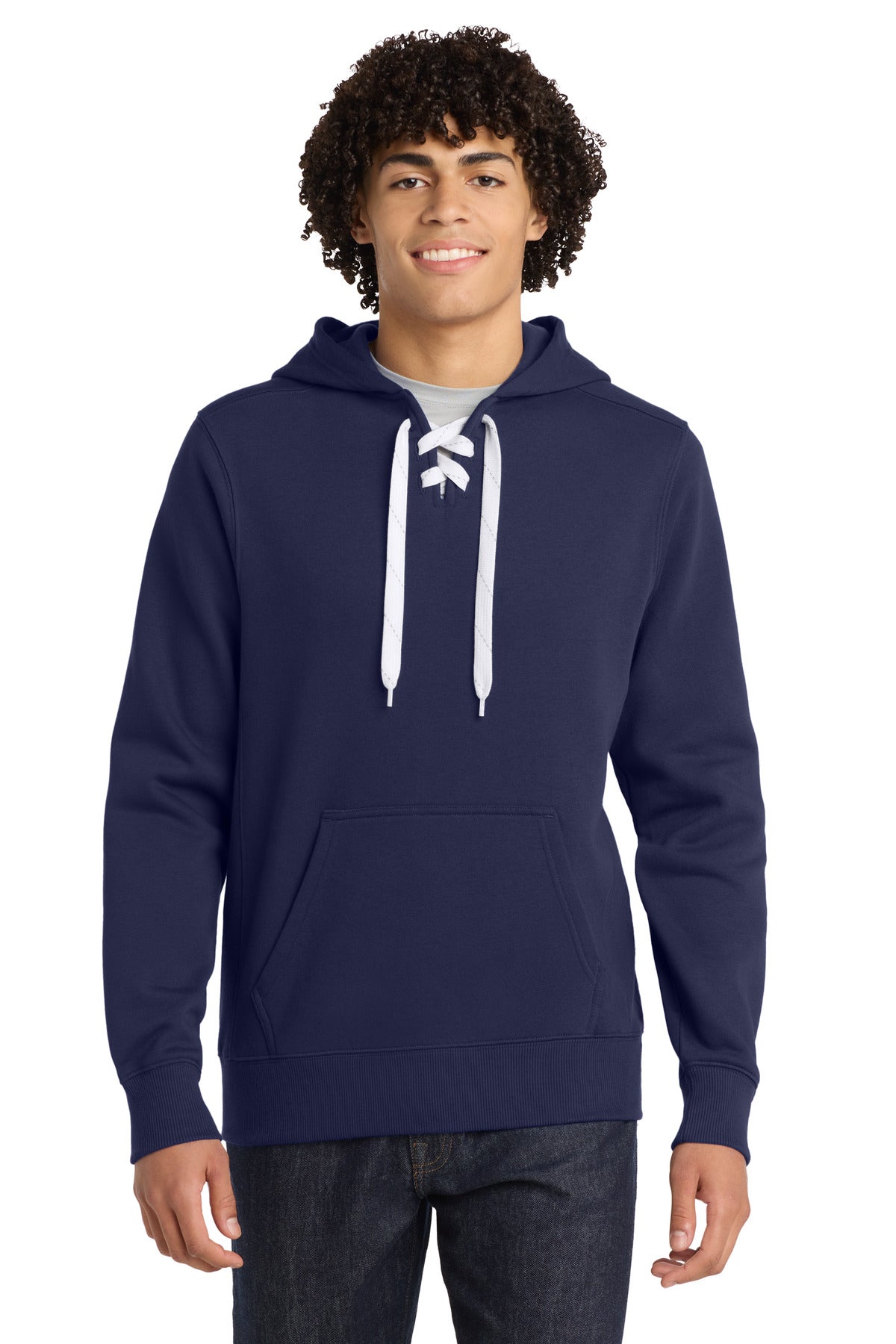 Sport-Tek® Lace Up Pullover Hooded Sweatshirt. ST271