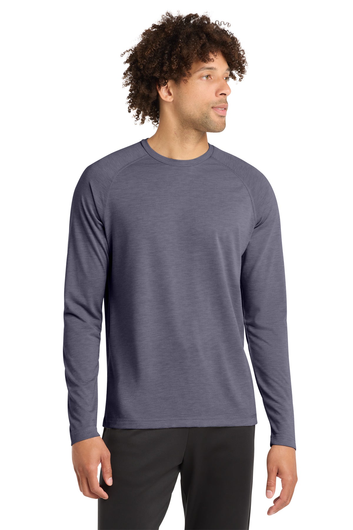 Sport-Tek ® PosiCharge ® Long Sleeve Tri-Blend Wicking Raglan Tee ST400LS