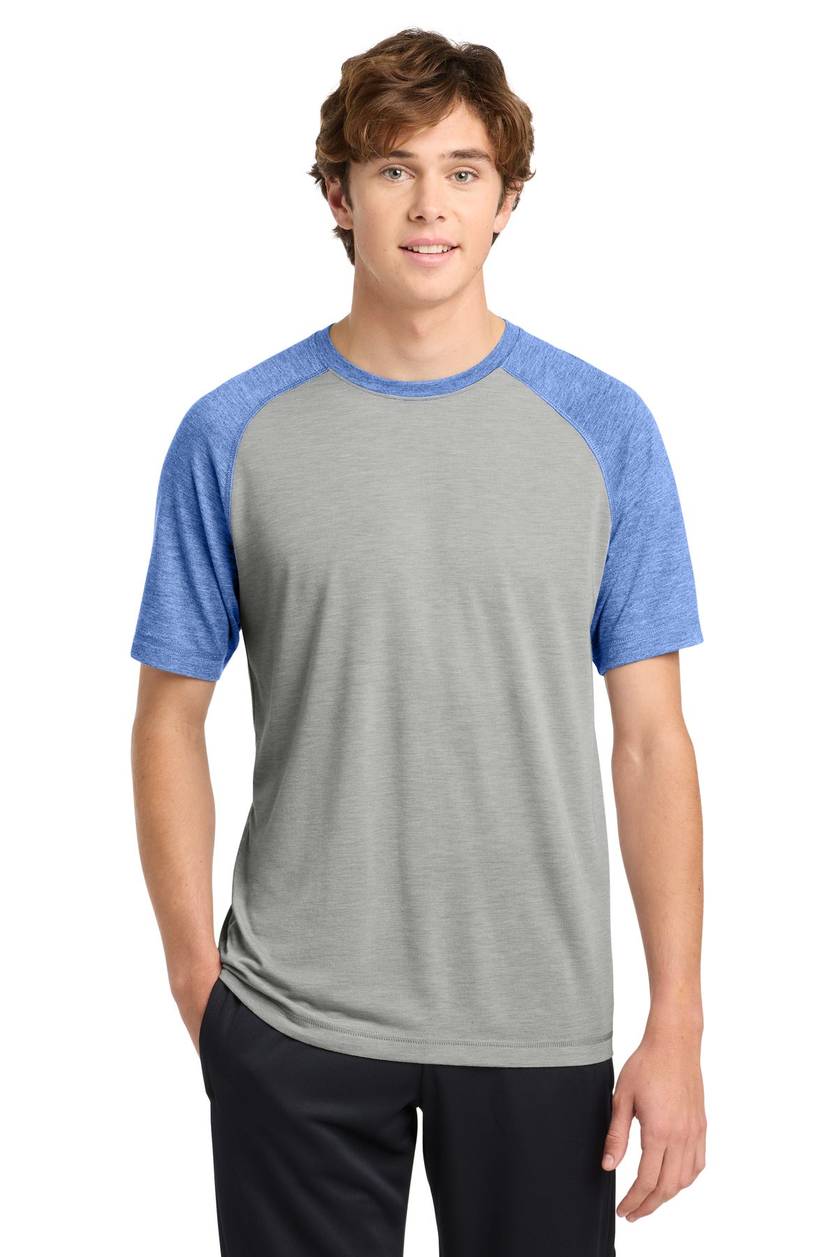 Sport-Tek ® PosiCharge ® Tri-Blend Wicking Raglan Tee. ST400