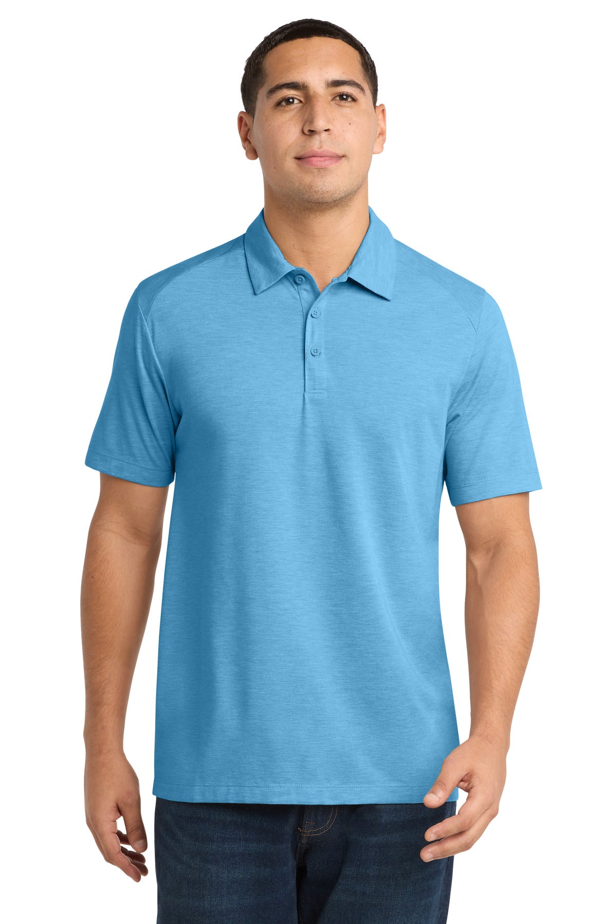 Sport-Tek ® PosiCharge ® Tri-Blend Wicking Polo. ST405