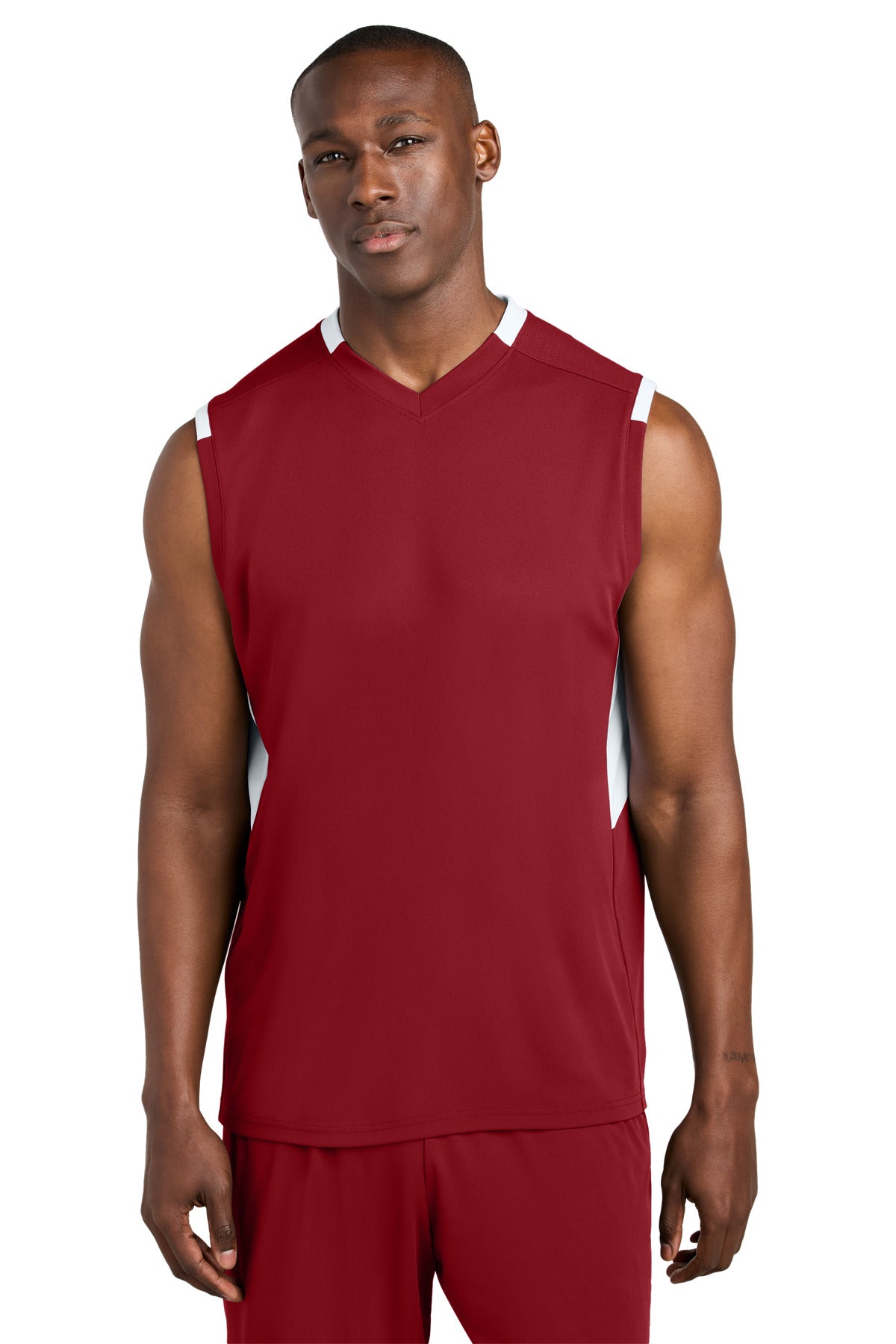 Sport-Tek® Club Sleeveless V-Neck ST441