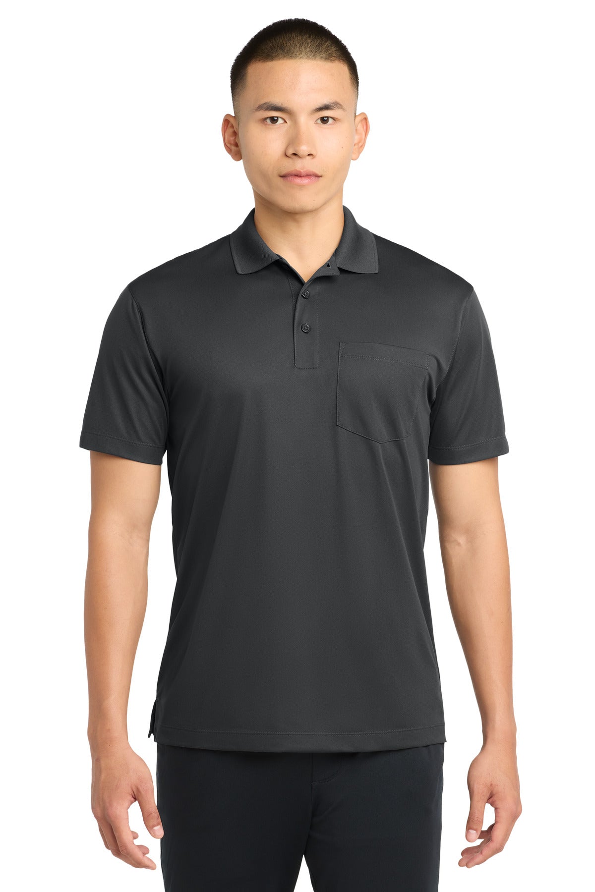 Sport-Tek® Micropique Sport-Wick® Pocket Polo. ST651