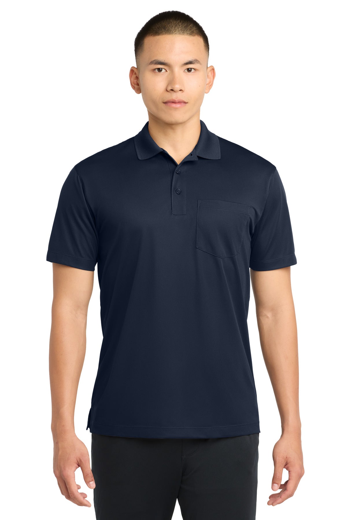 Sport-Tek® Micropique Sport-Wick® Pocket Polo. ST651
