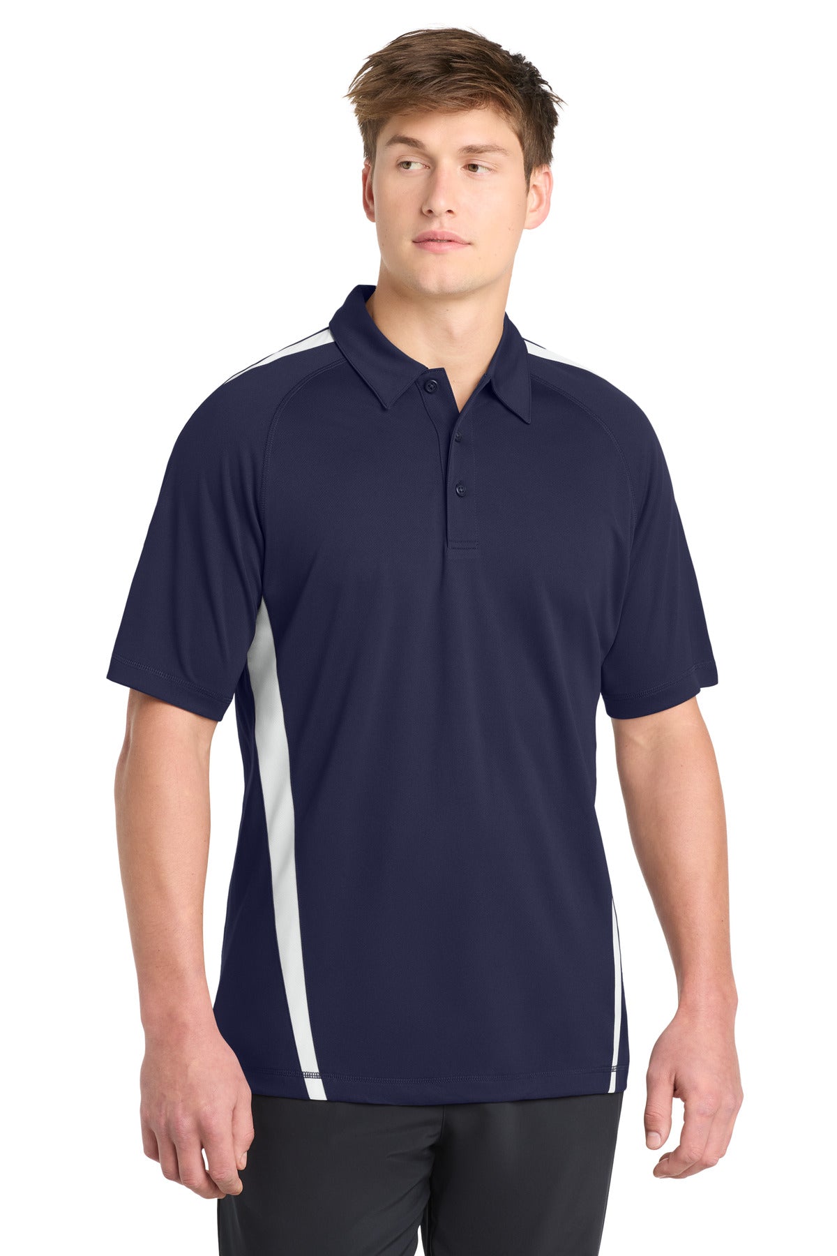 Sport-Tek® PosiCharge® Micro-Mesh Colorblock Polo. ST685