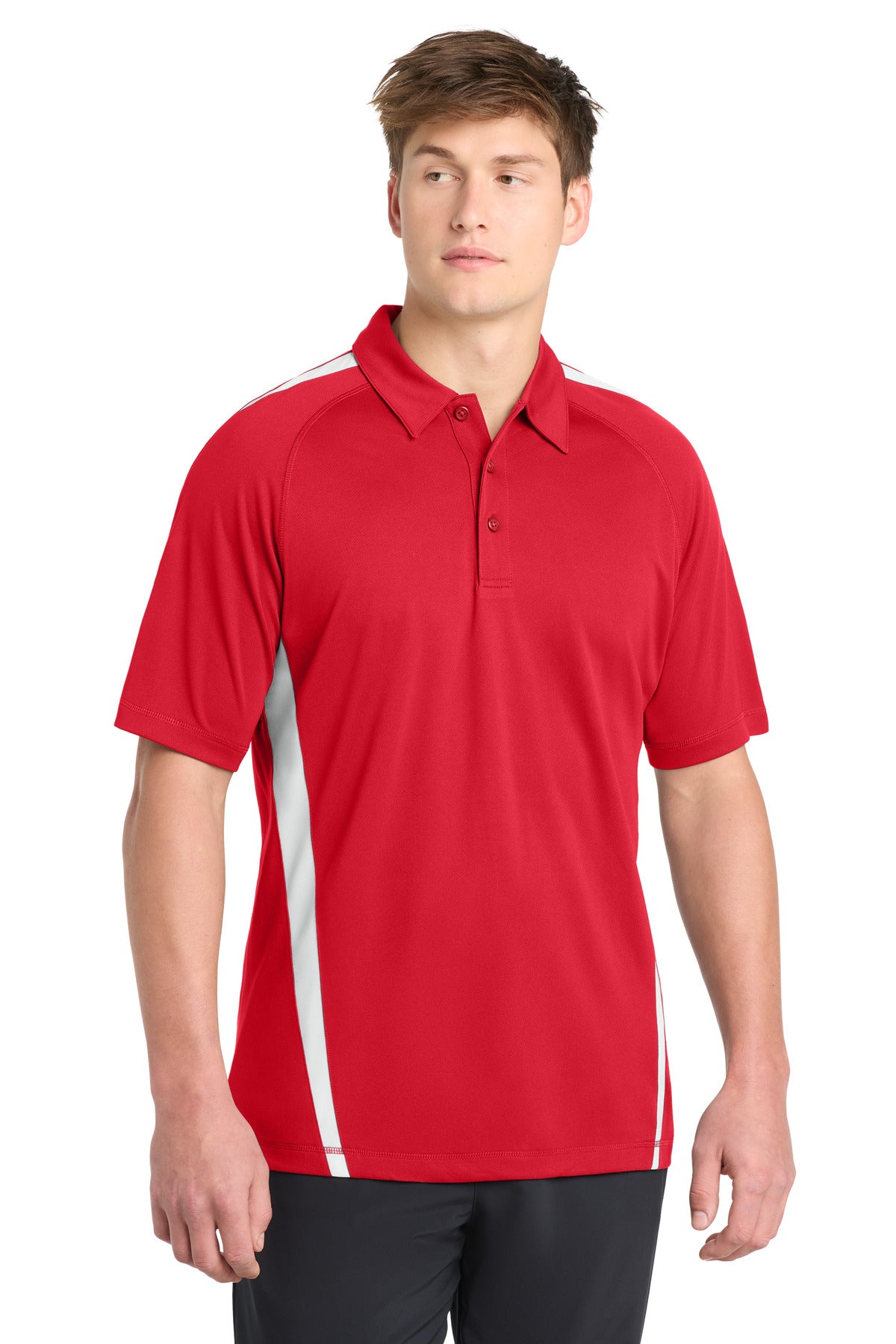 Sport-Tek® PosiCharge® Micro-Mesh Colorblock Polo. ST685