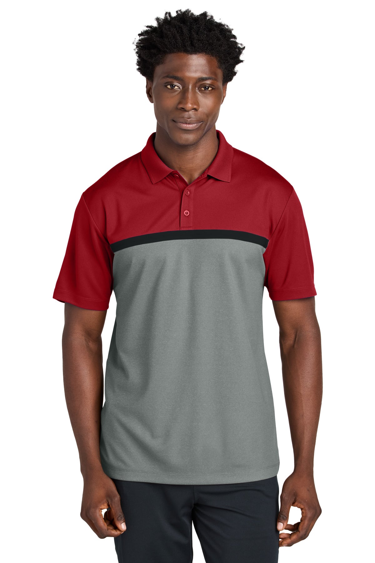 Sport-Tek® UV Micropique Colorblock Polo ST741