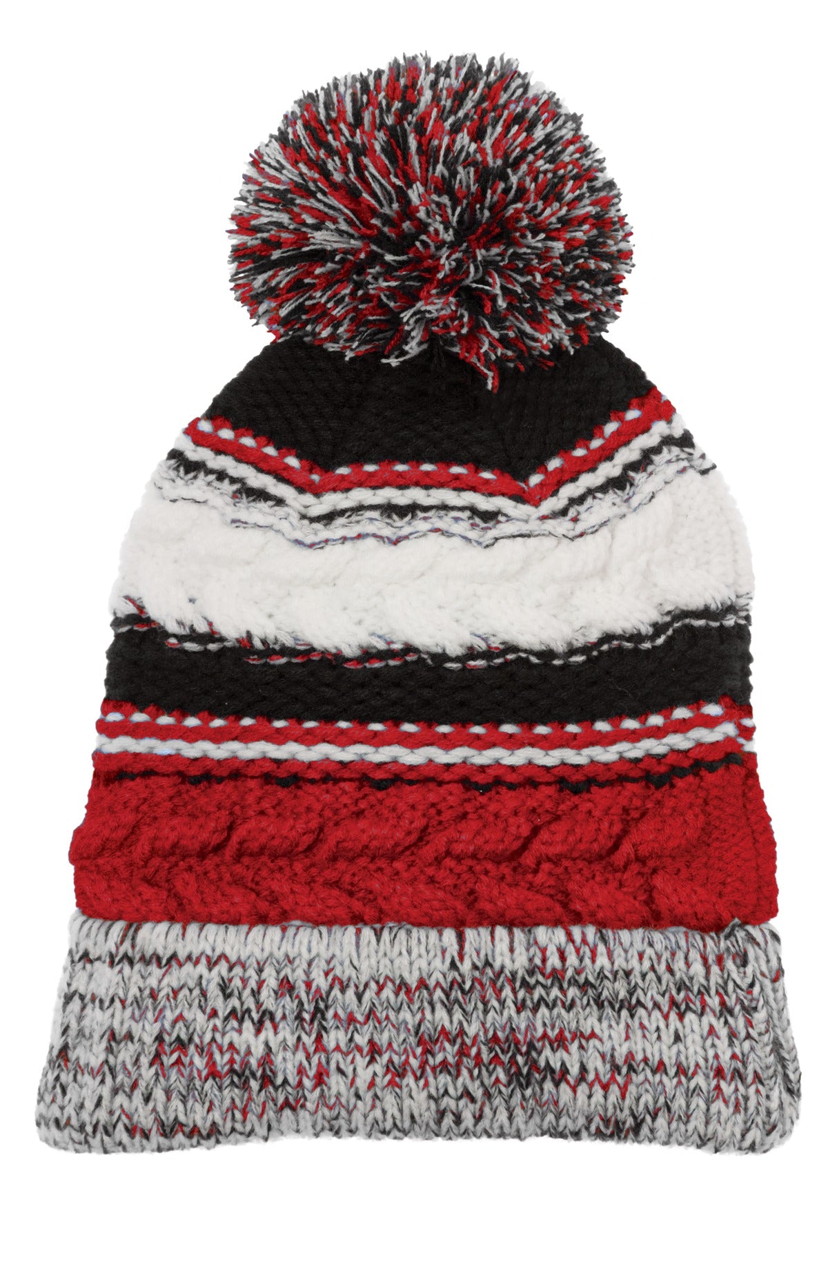 Sport-Tek® Pom Pom Team Beanie. STC21