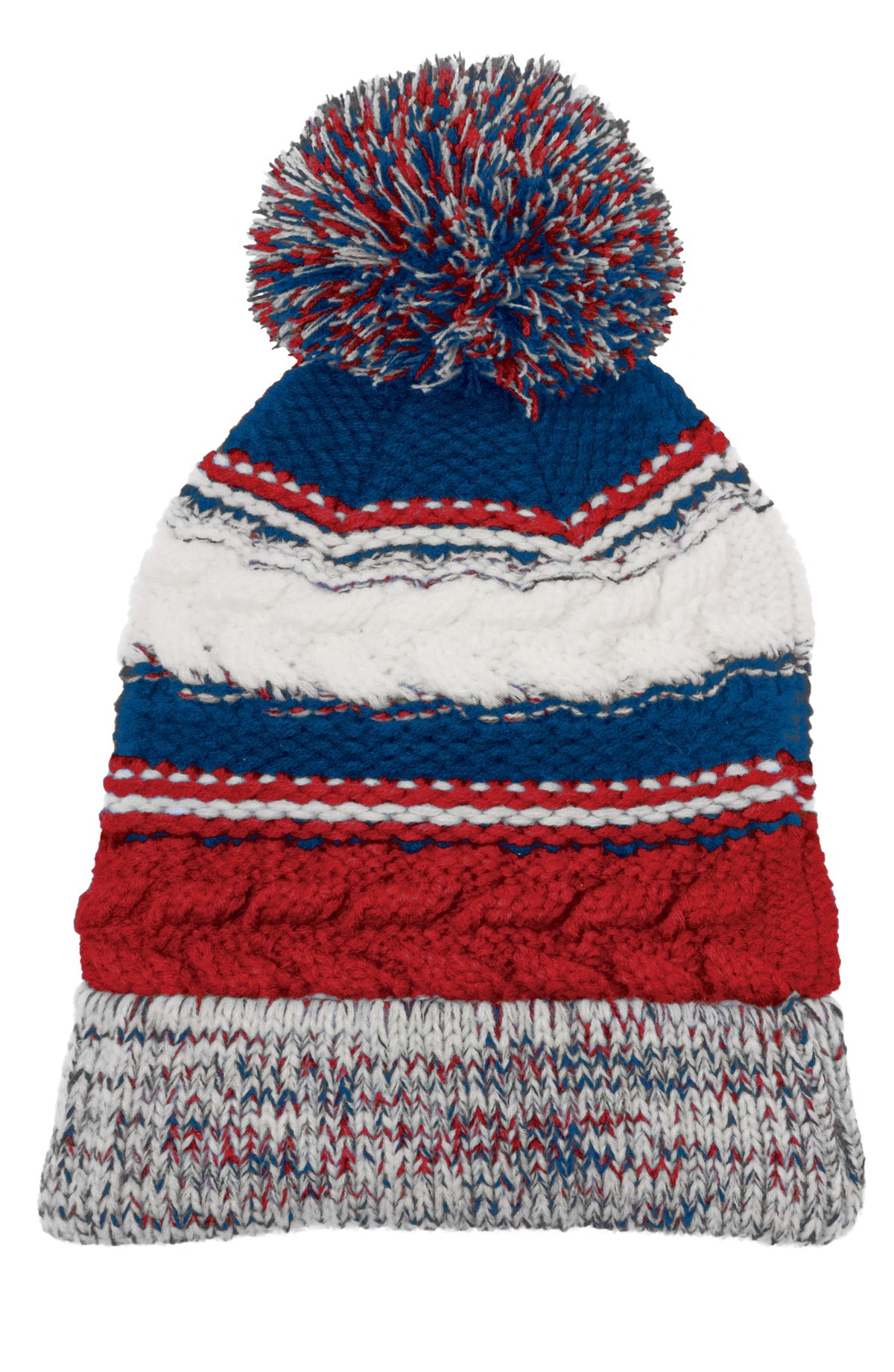 Sport-Tek® Pom Pom Team Beanie. STC21