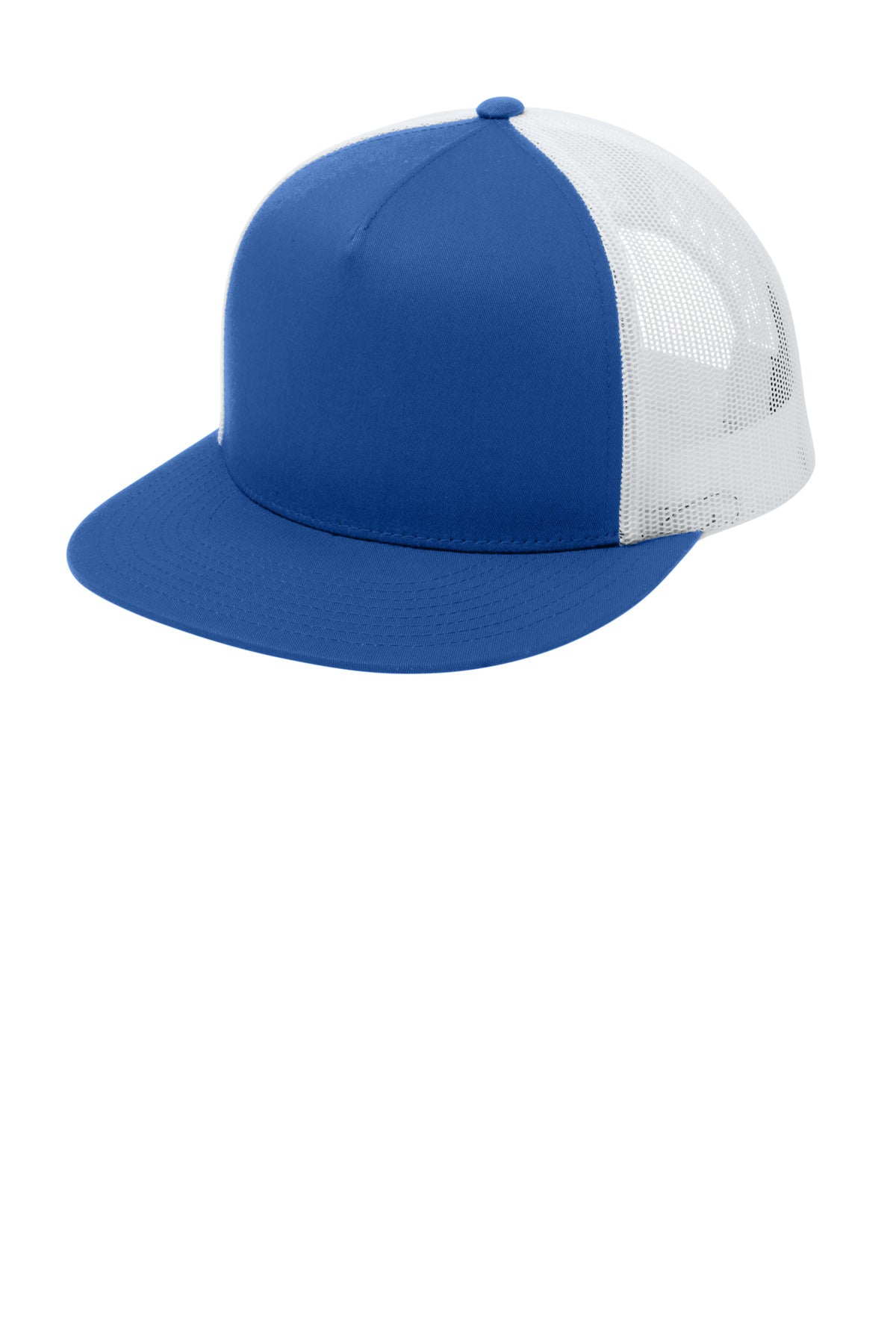 Sport-Tek® YP Classics ® 5-Panel Classic Trucker Mesh Back Cap. STC38